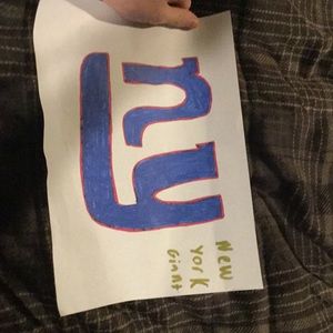 Giants, Cowboys, Redskins, pictures that I drew